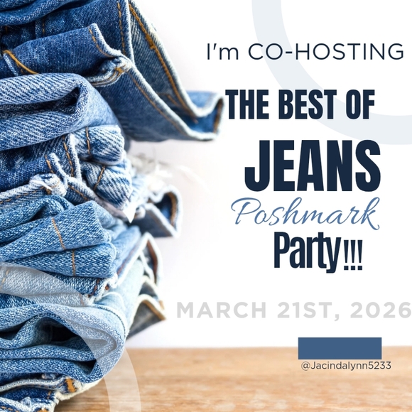 Party City Other - Join Me As I Co-host The Best Of Jeans Poshmark Party On March 21st, 2026!!!